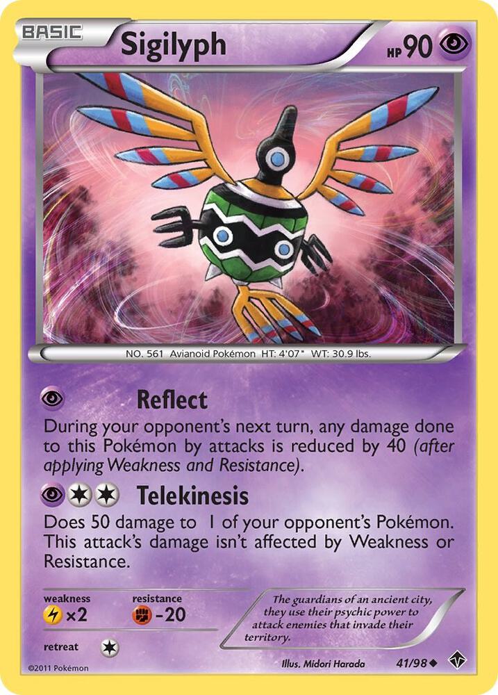 Sigilyph (41) 41/98 card from Emerging Powers