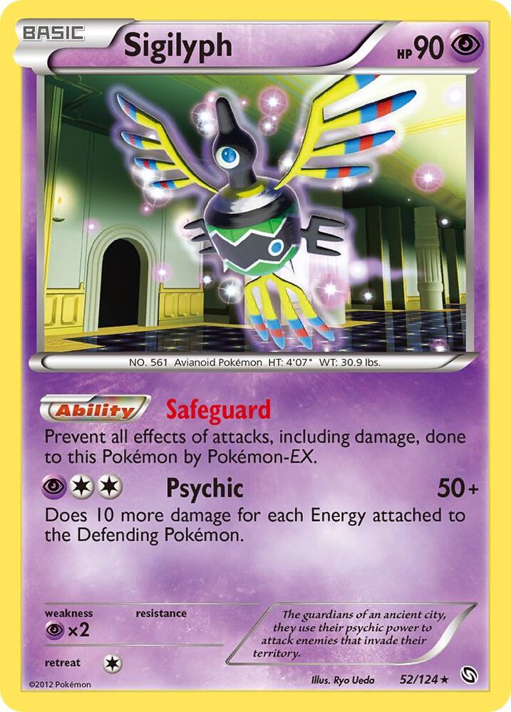 Sigilyph 52/124 card from Dragons Exalted