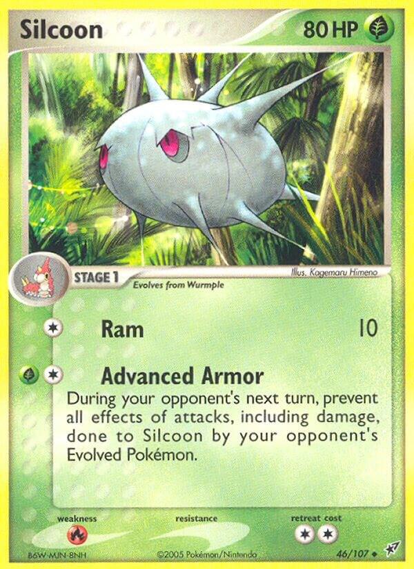 Silcoon 46/107 card from Deoxys