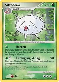 Silcoon 63/130 card from Diamond and Pearl