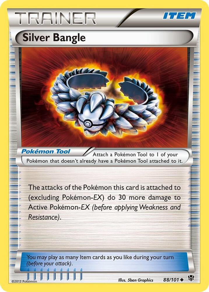 Silver Bangle 88/101 card from Plasma Blast