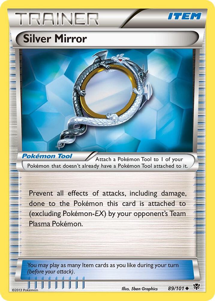 Silver Mirror 89/101 card from Plasma Blast