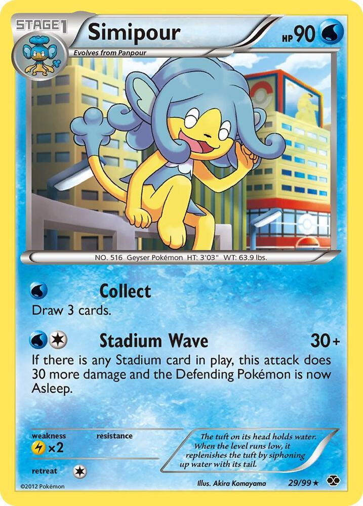 Simipour 29/99 card from Next Destinies