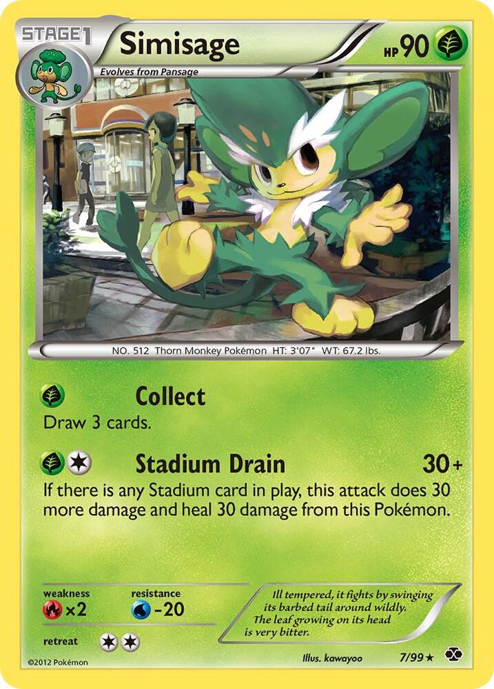 Simisage 7/99 card from Next Destinies