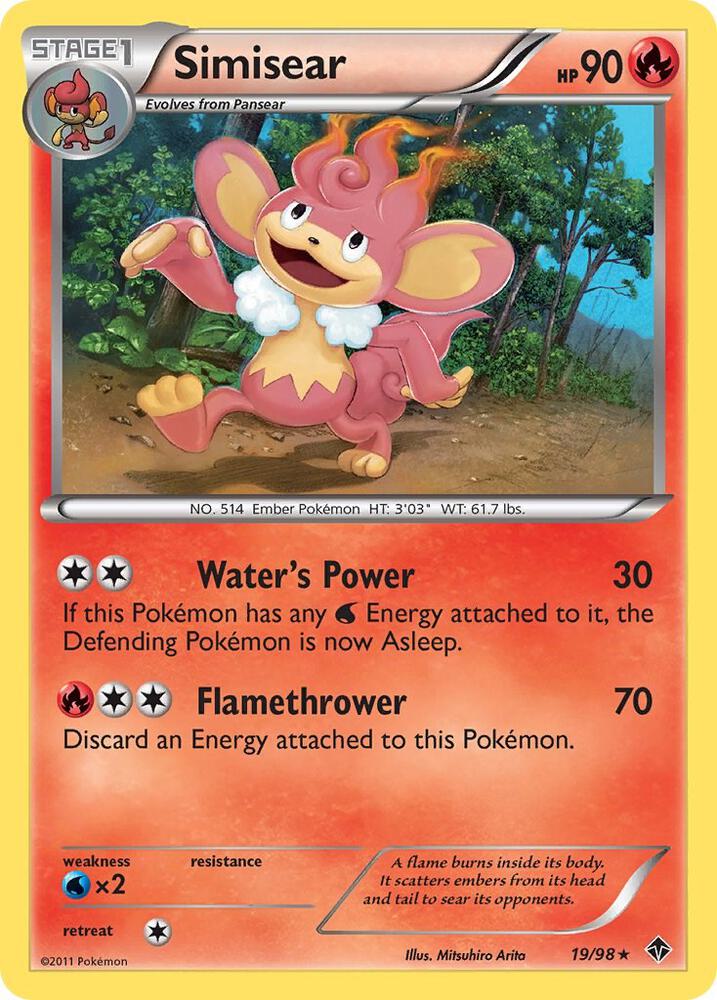 Simisear 19/98 card from Emerging Powers