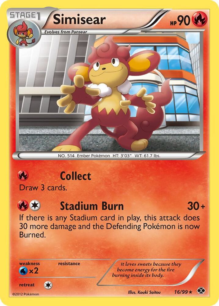Simisear 16/99 card from Next Destinies
