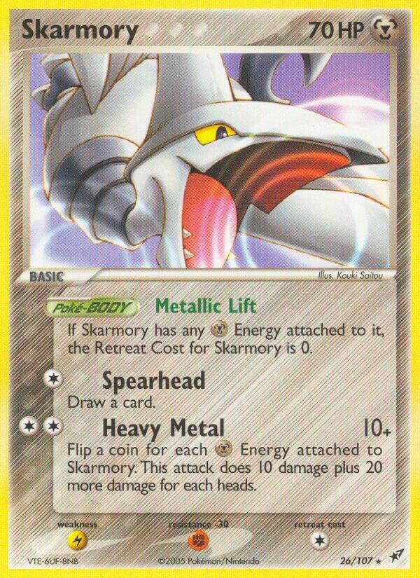 Skarmory 26/107 card from Deoxys