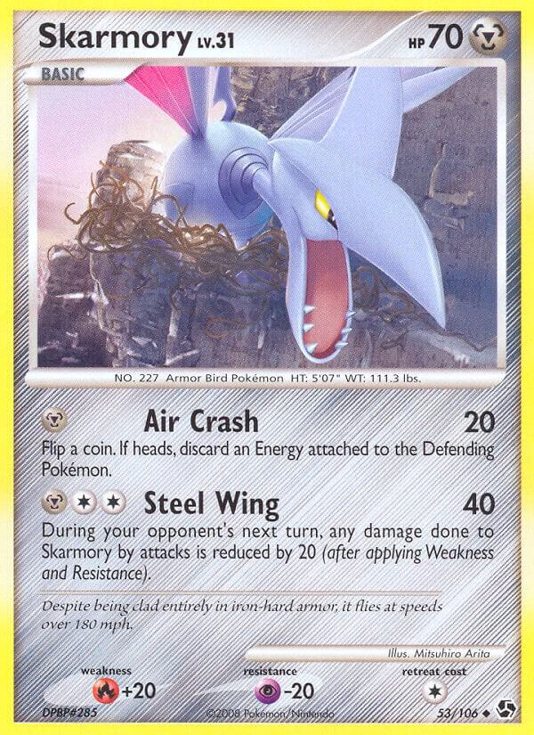 Skarmory 53/106 card from Great Encounters
