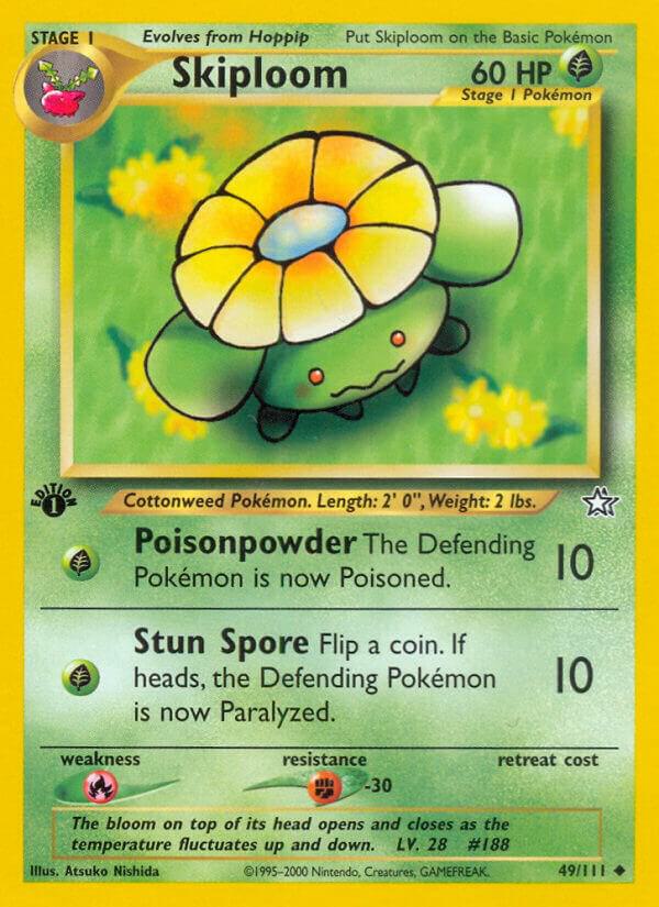 Skiploom 049/111 card from Neo Genesis