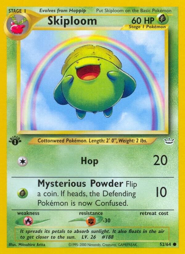 Skiploom 52/64 card from Neo Revelation