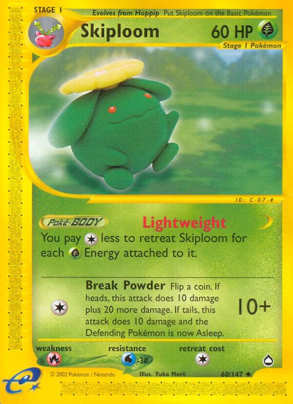 Skiploom 060/147 card from Aquapolis