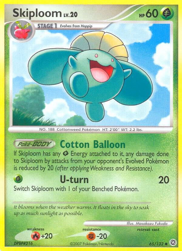 Skiploom 65/132 card from Secret Wonders