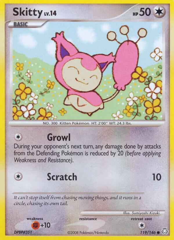 Skitty 119/146 card from Legends Awakened