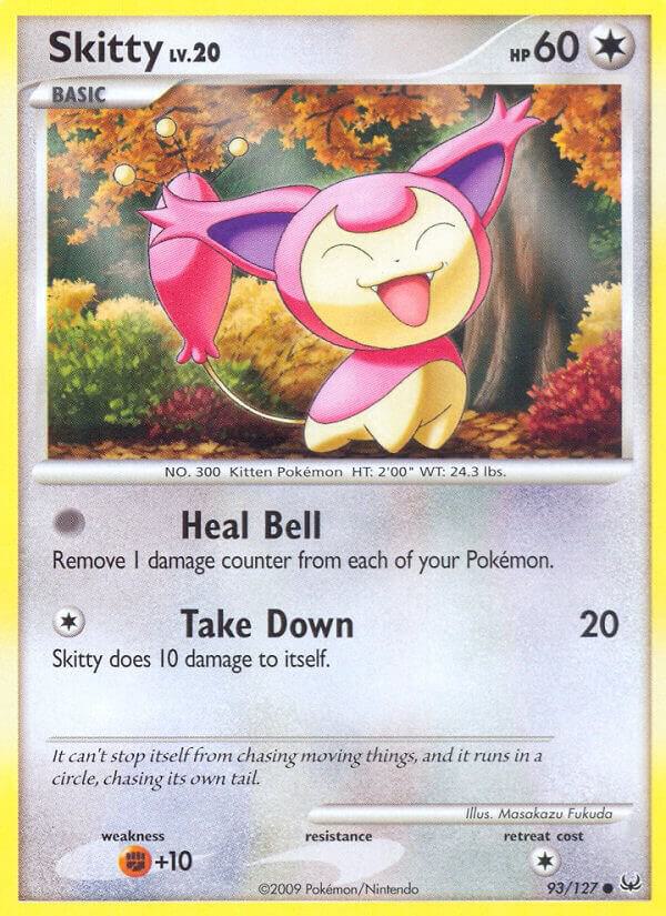 Skitty 93/127 card from Platinum