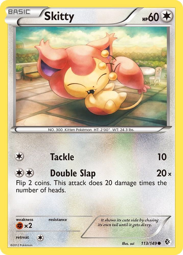 Skitty 113/149 card from Boundaries Crossed