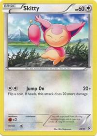 Skitty 28/39 card from Kalos Starter Set