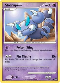 Skorupi 99/130 card from Diamond and Pearl
