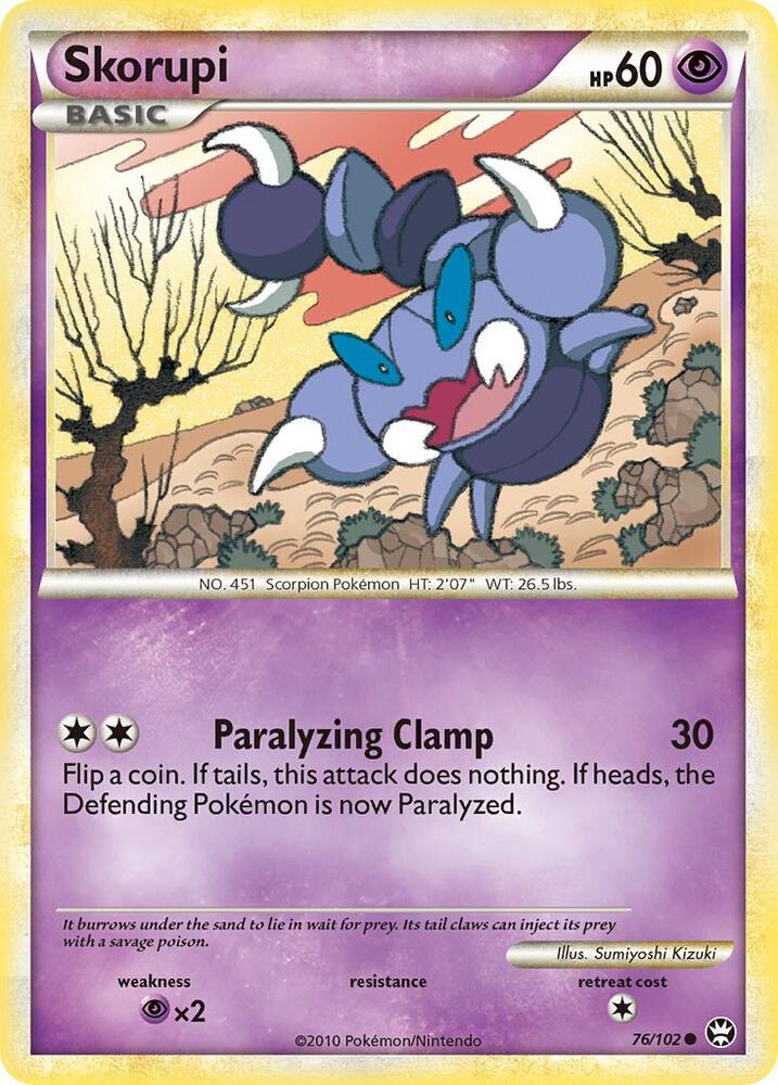 Skorupi 76/102 card from Triumphant