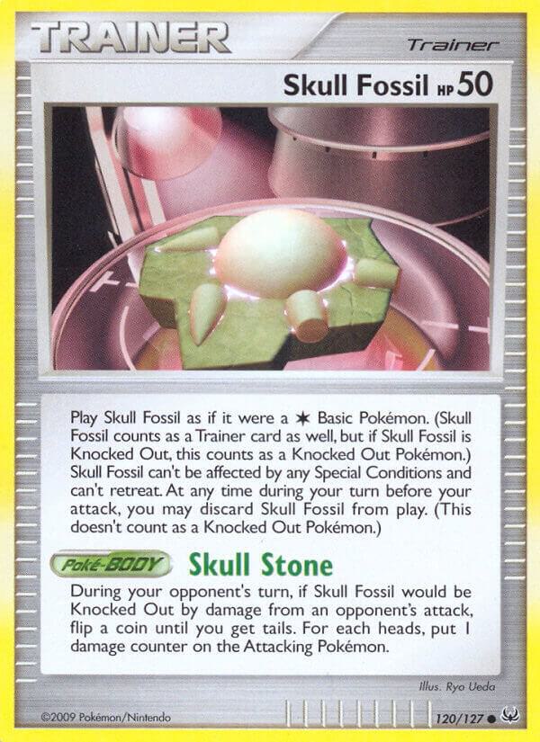 Skull Fossil 120/127 card from Platinum