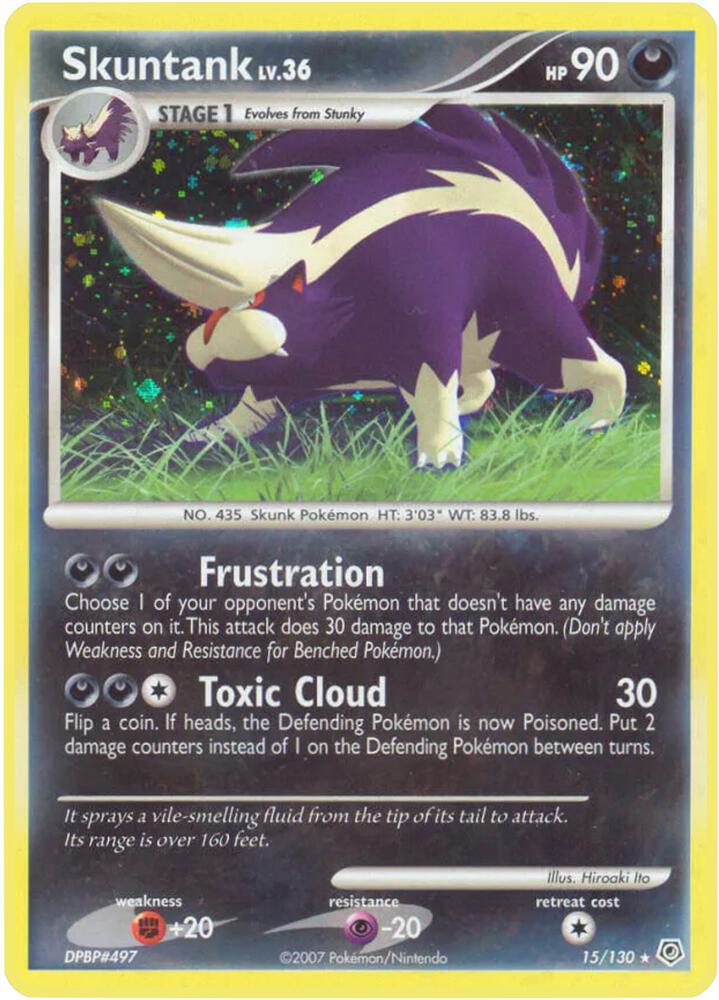 Skuntank 15/130 card from Diamond and Pearl