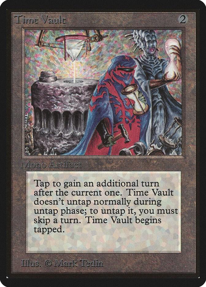 Time Vault card from Beta Edition