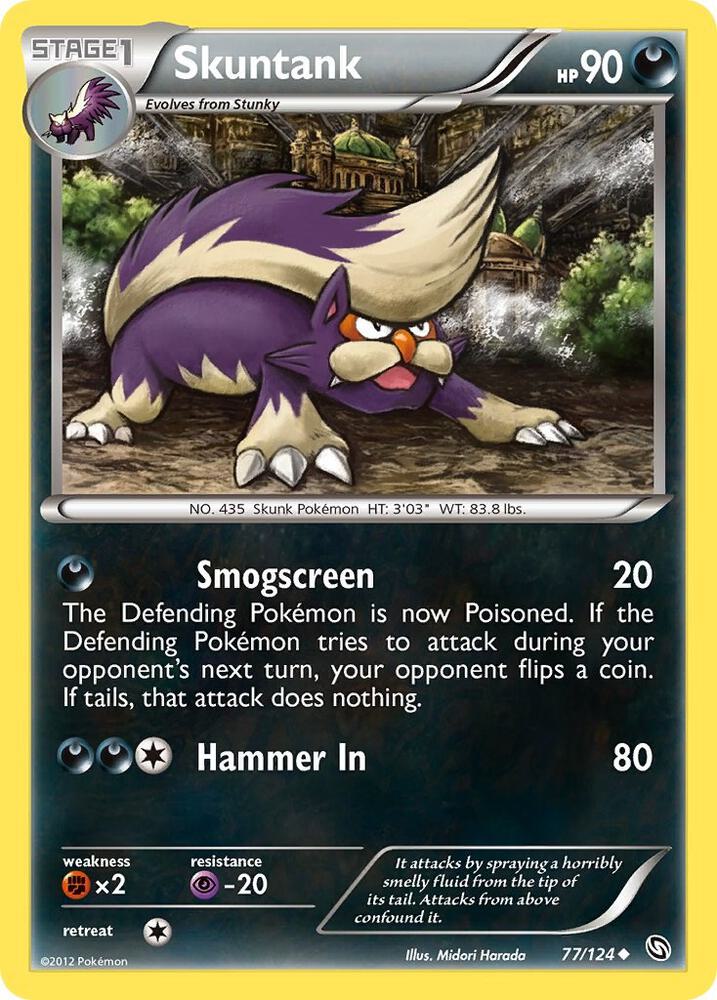 Skuntank 77/124 card from Dragons Exalted