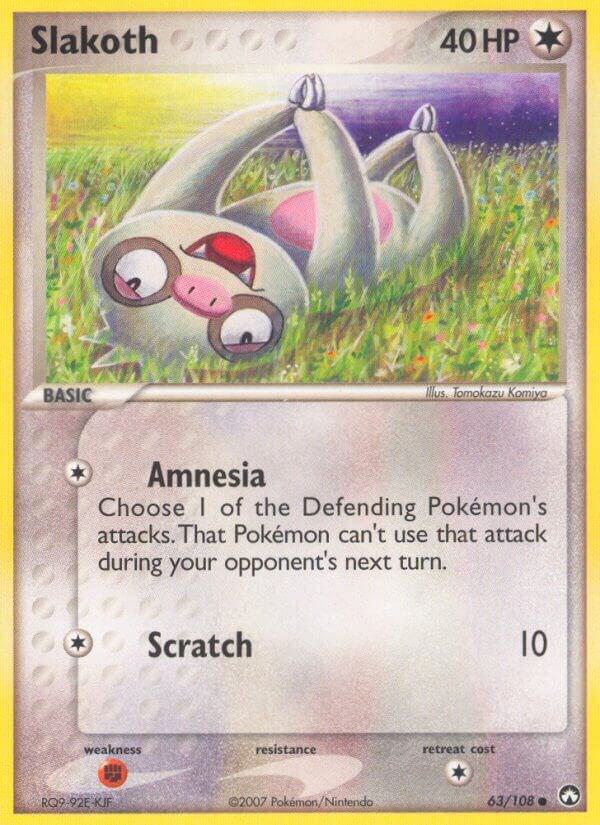 Slakoth 63/108 card from Power Keepers