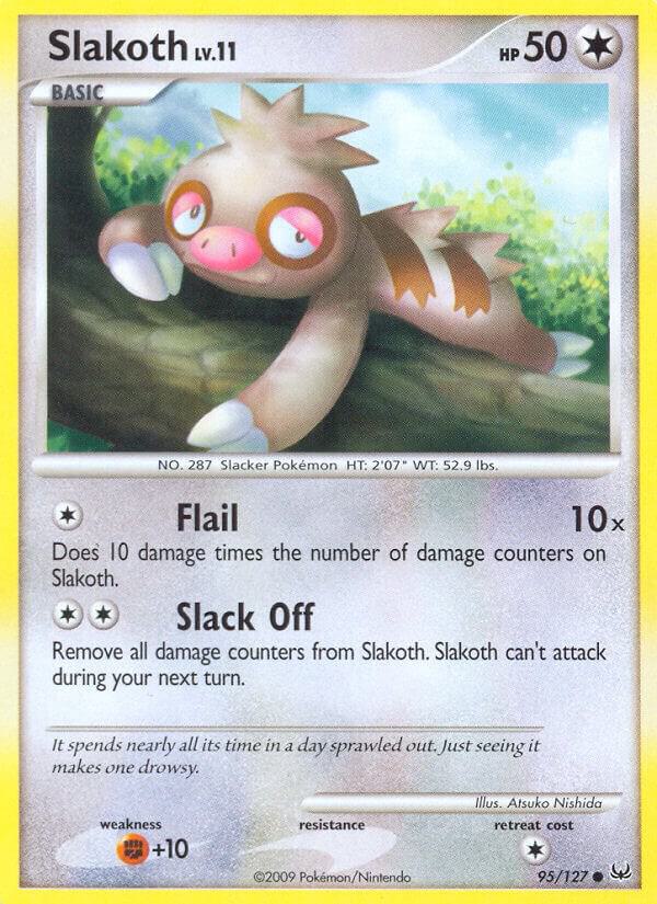 Slakoth 95/127 card from Platinum