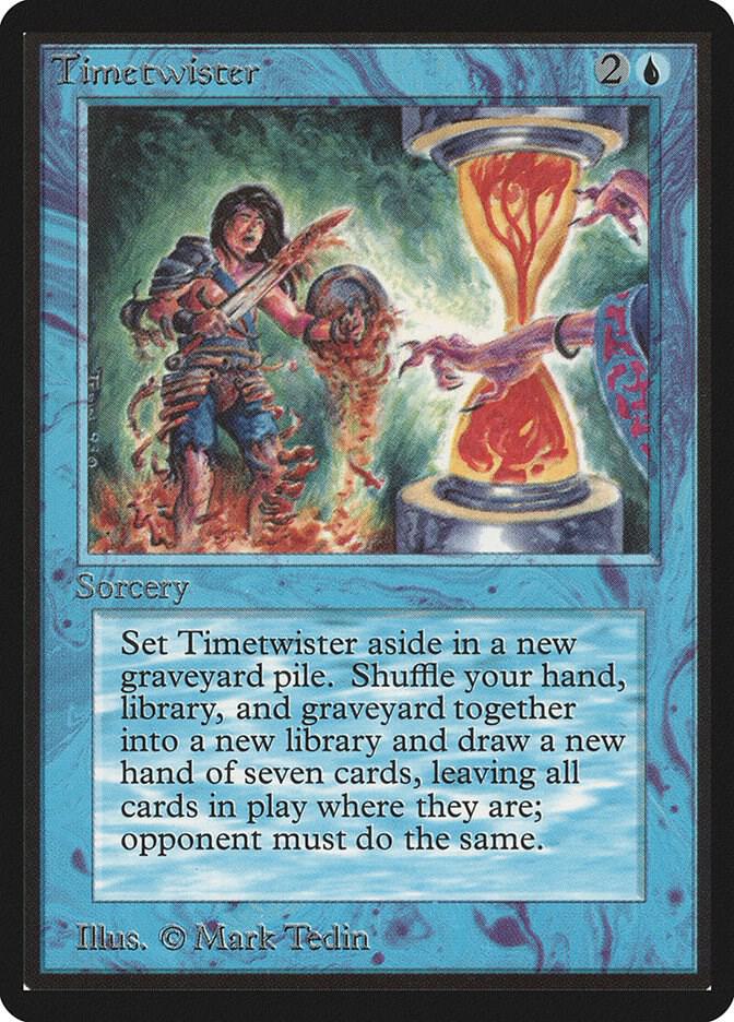 Timetwister card from Beta Edition