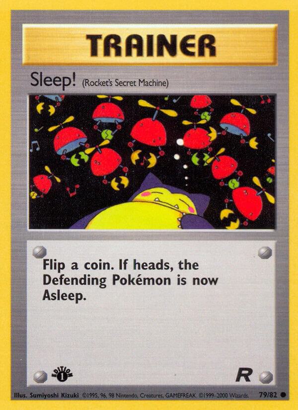 Sleep! (Rocket's Secret Machine) 79/82 card from Team Rocket