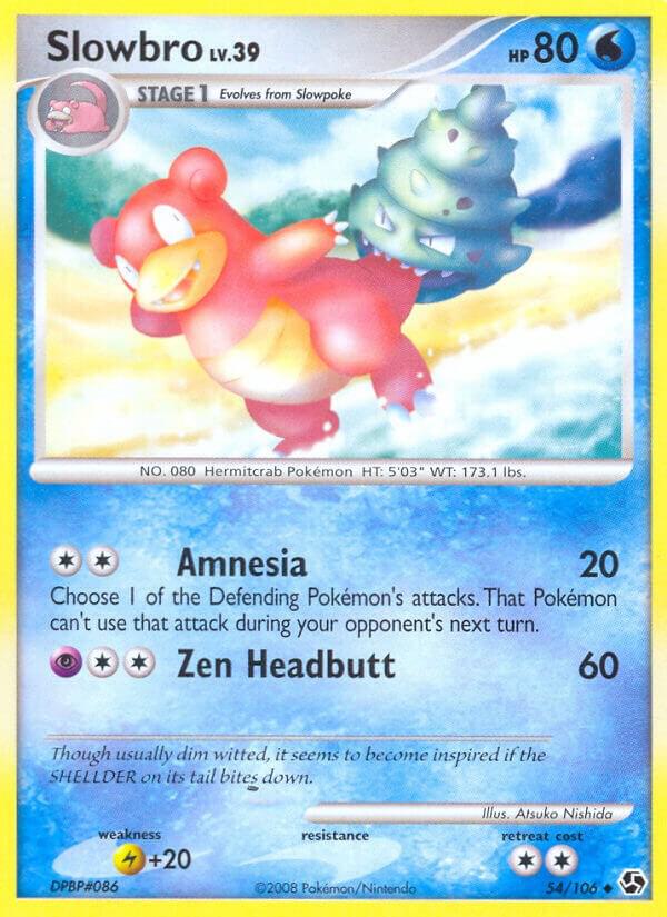 Slowbro 54/106 card from Great Encounters