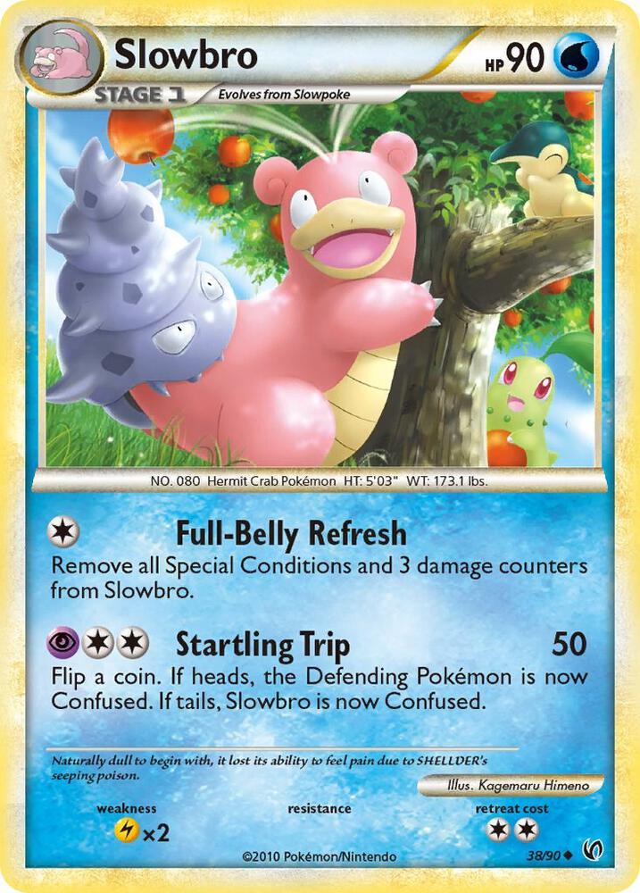 Slowbro 38/90 card from Undaunted