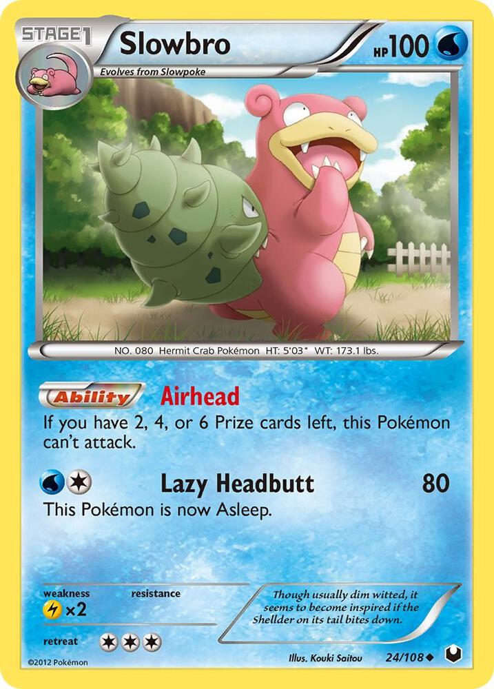Slowbro 24/108 card from Dark Explorers