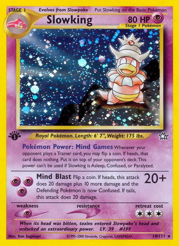 Slowking 014/111 card from Neo Genesis