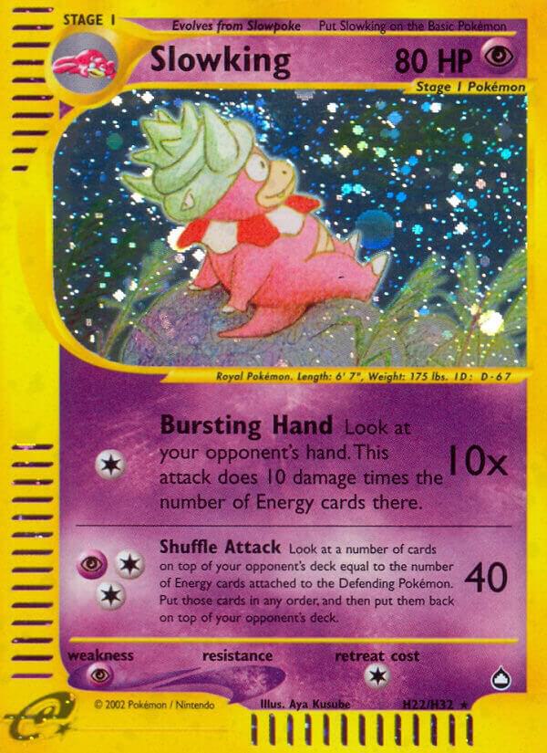 Slowking (H22) H22/H32 card from Aquapolis