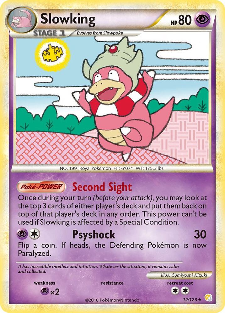 Slowking 12/123 card from HeartGold SoulSilver