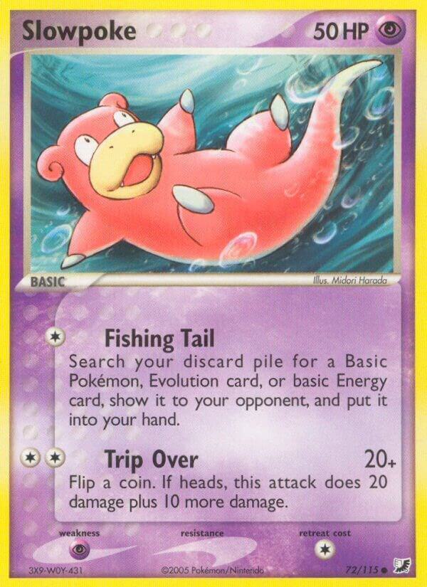 Slowpoke 72/115 card from Unseen Forces