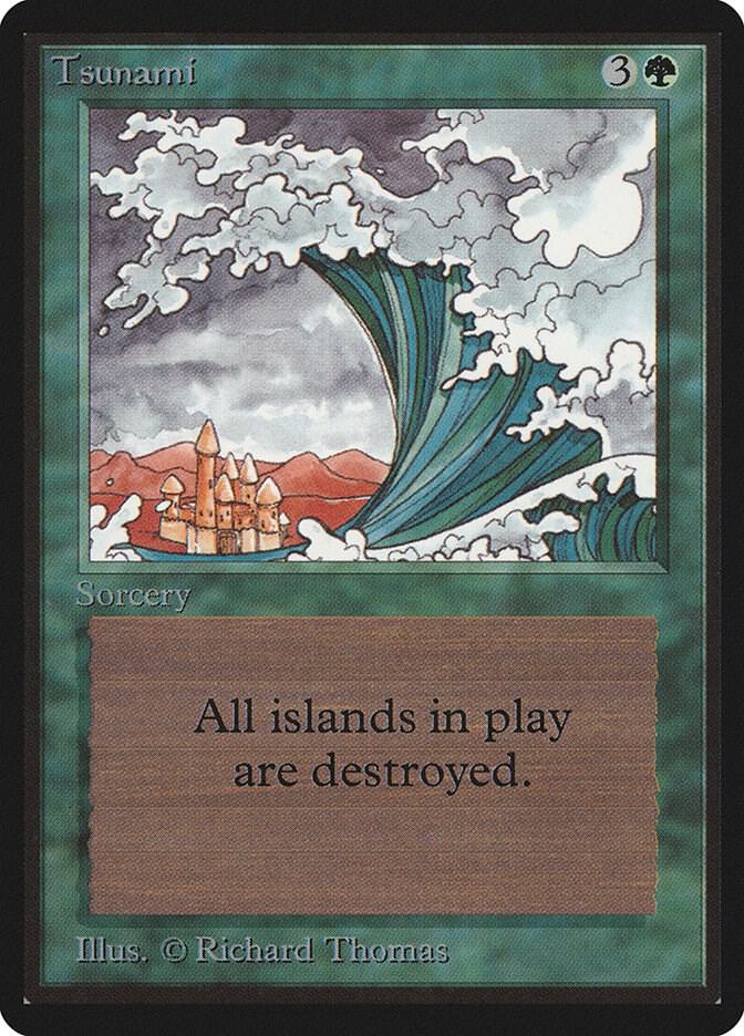 Tsunami card from Beta Edition