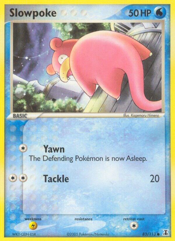 Slowpoke 83/113 card from Delta Species