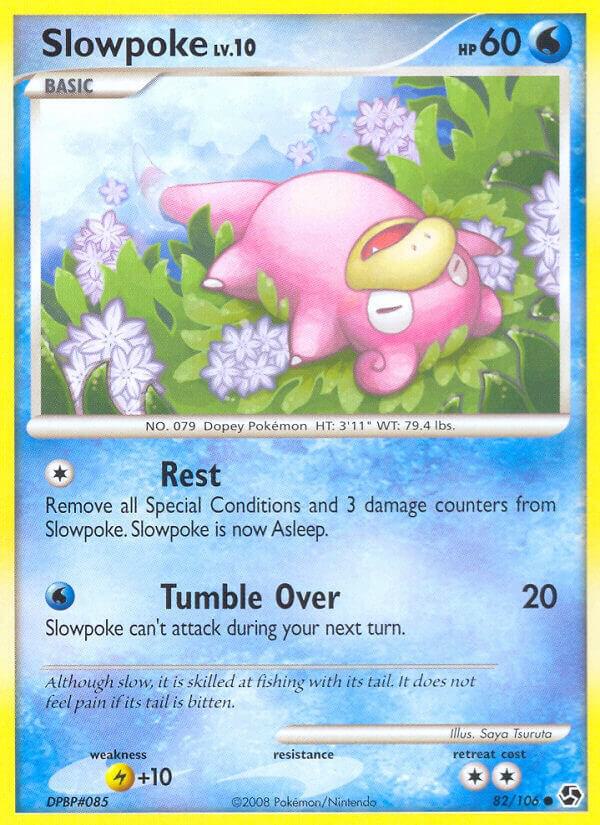 Slowpoke 82/106 card from Great Encounters