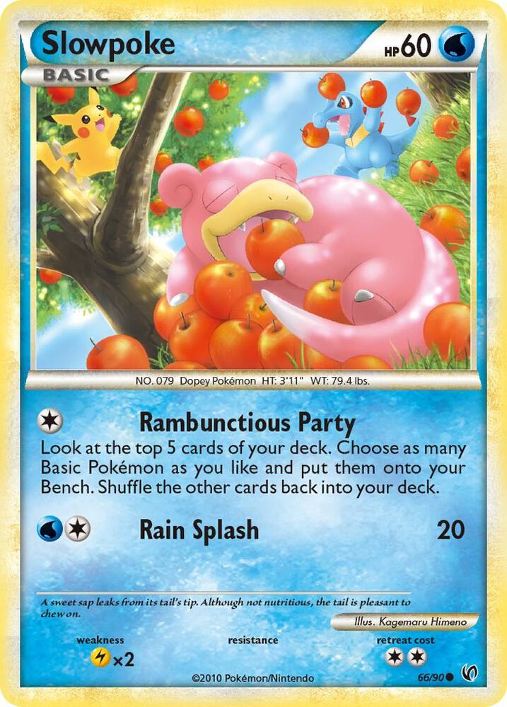 Slowpoke 66/90 card from Undaunted