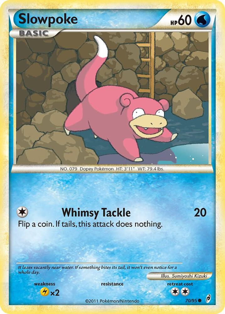 Slowpoke 70/95 card from Call of Legends