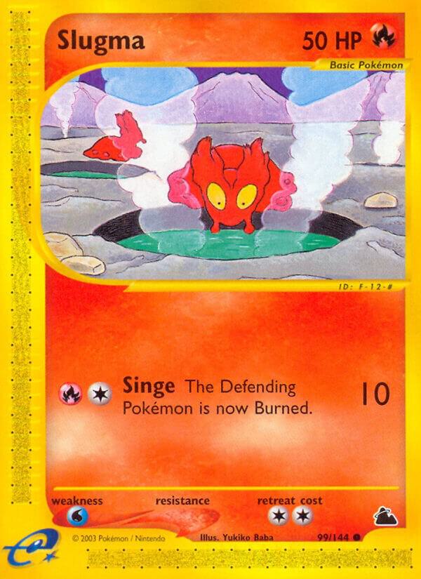 Slugma (99) 099/144 card from Skyridge
