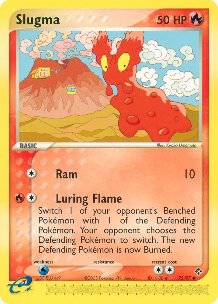 Slugma 72/97 card from Dragon