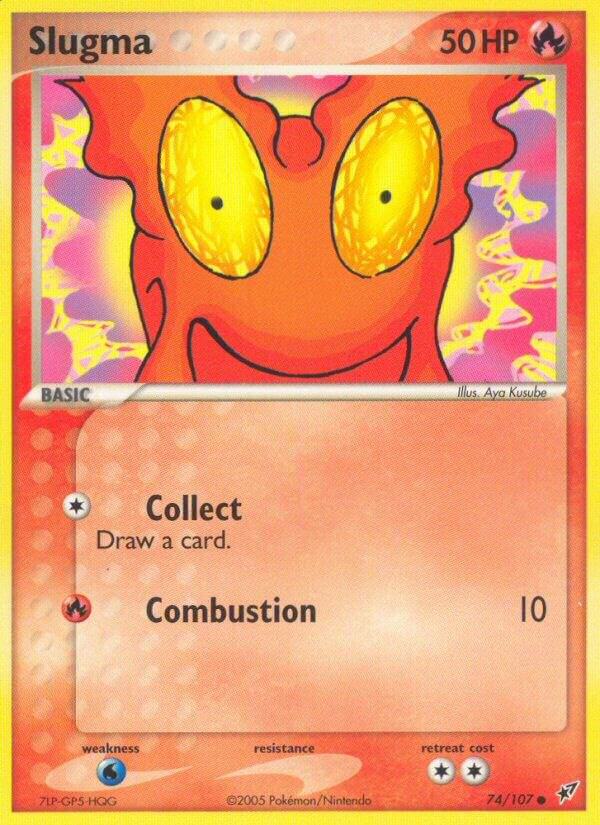 Slugma - 074/107 74/107 card from Deoxys