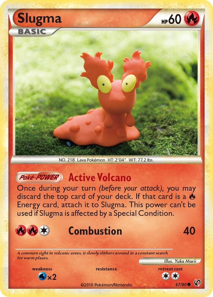 Slugma 67/90 card from Undaunted
