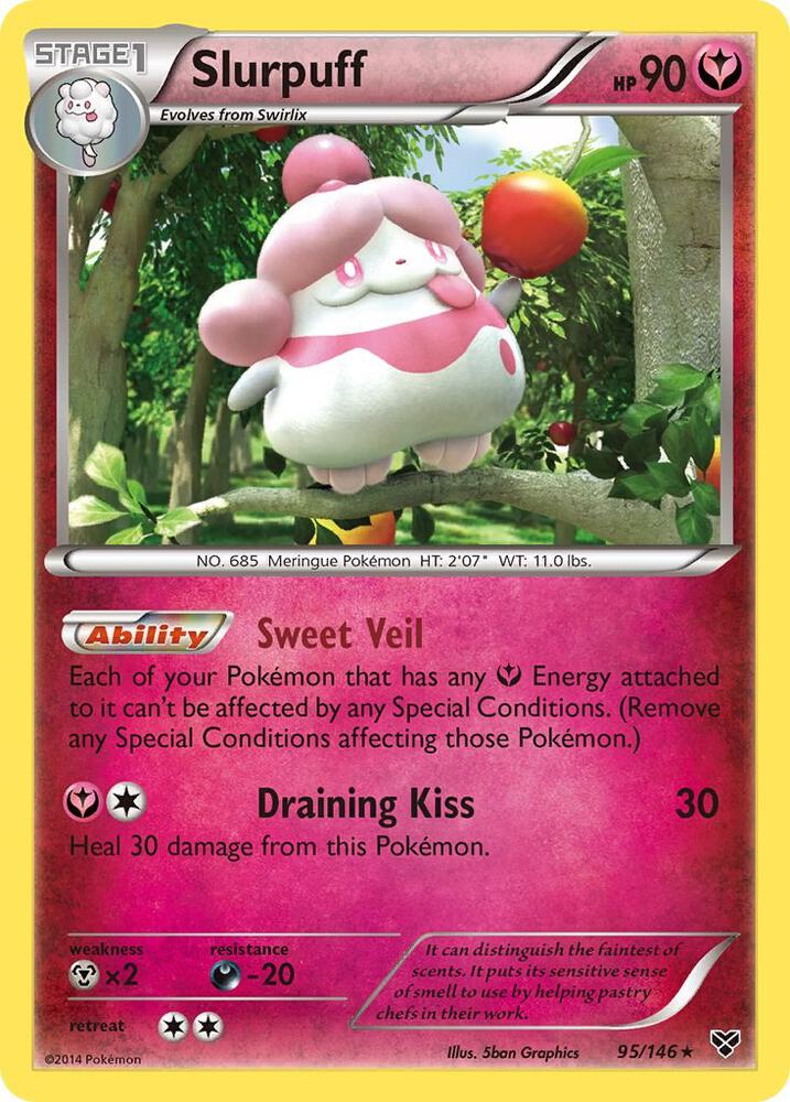 Slurpuff 95/146 card from XY Base Set