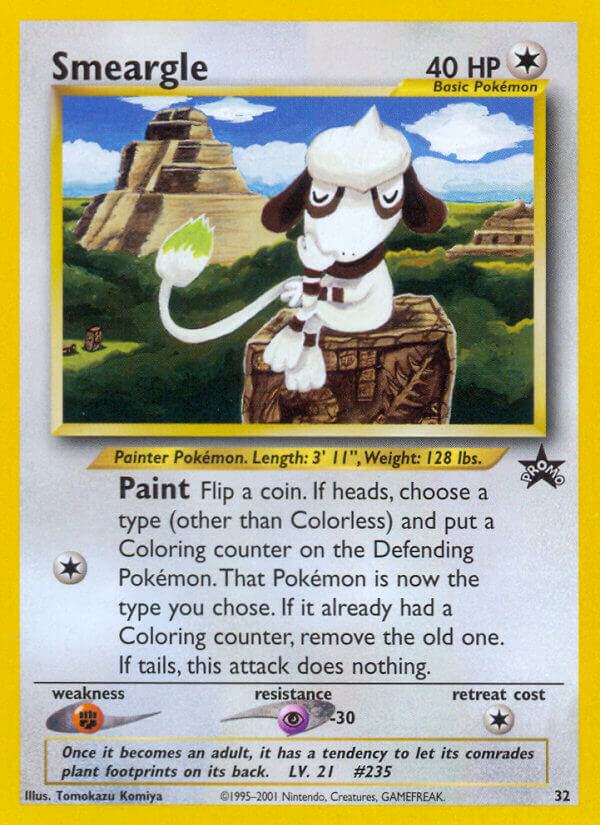 Smeargle 32/53 card from WoTC Promo