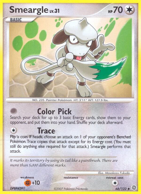 Smeargle 66/132 card from Secret Wonders