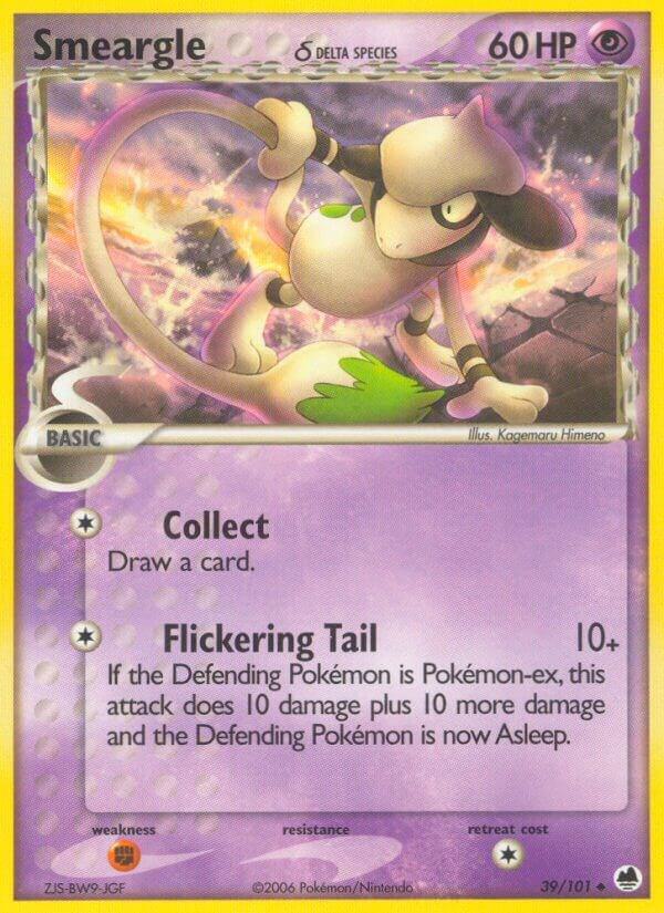 Smeargle (Delta Species) 39/101 card from Dragon Frontiers